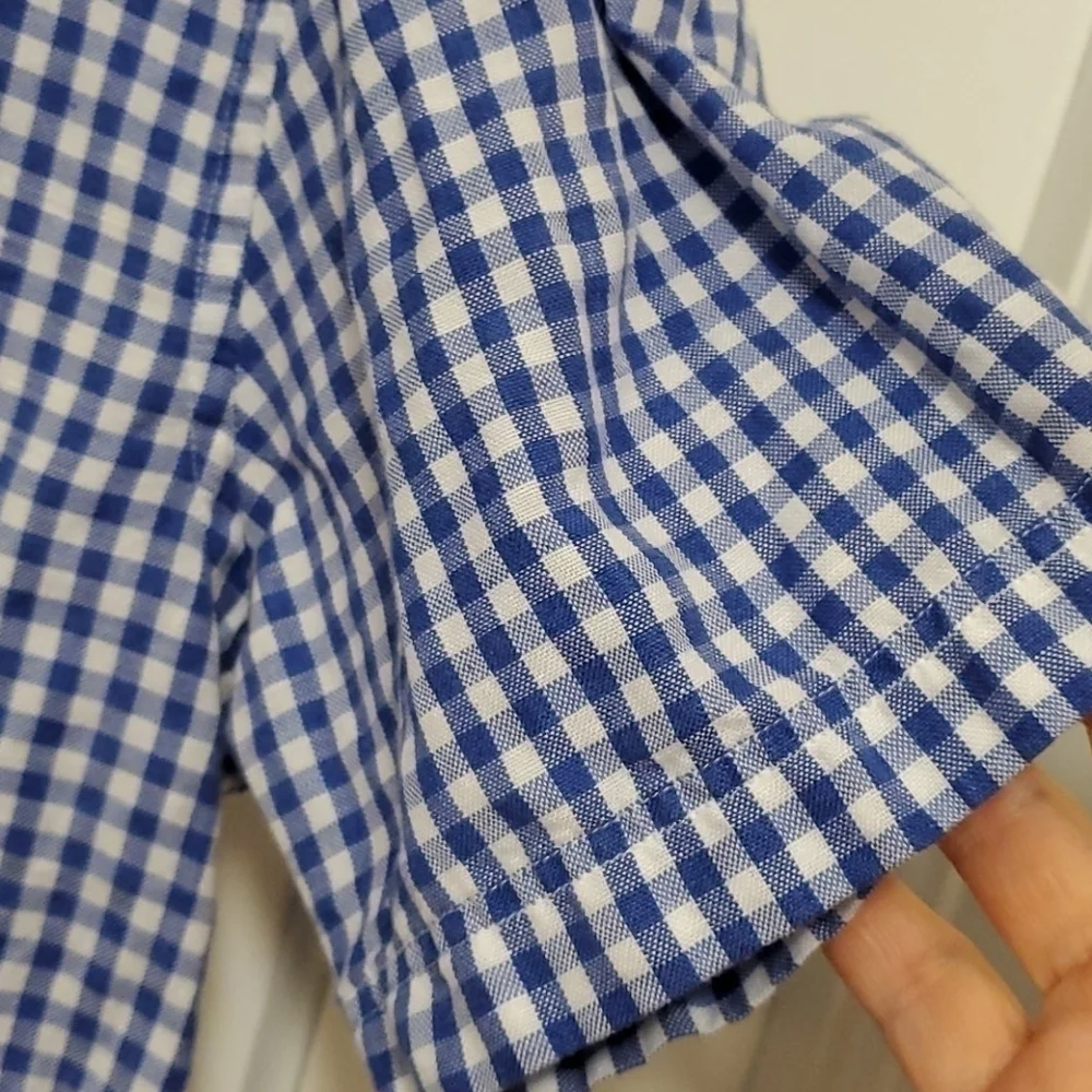 Breuer blue/white checkered s/sleeve shirt - Picture 6 of 8